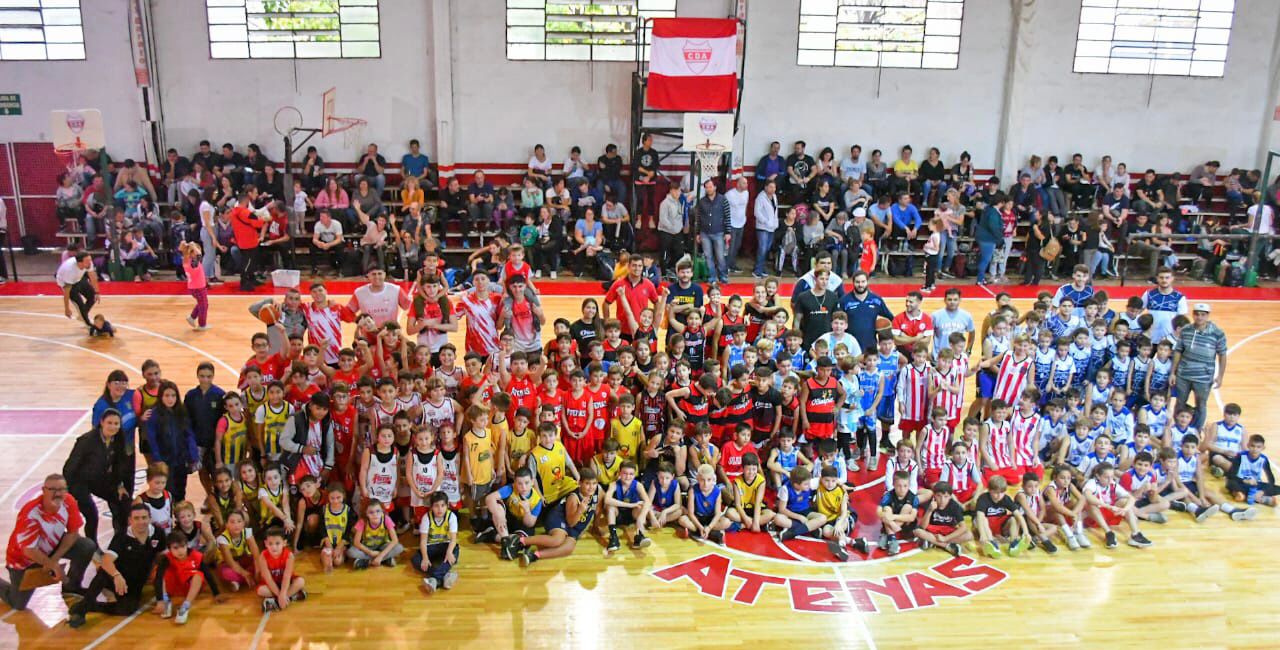 La CAB acompañó al Deportivo Atenas de Venado Tuerto en el Encuentro Regional de Mini Básquet