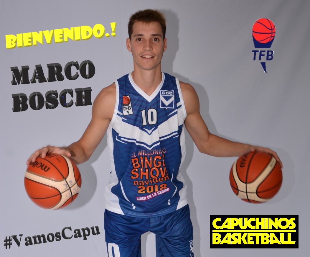Marco Bosch es nuevo jugador de Capuchinos