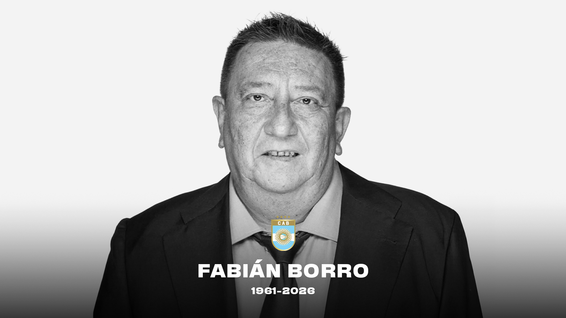 Comunicado Oficial: Falleció Fabián Borro