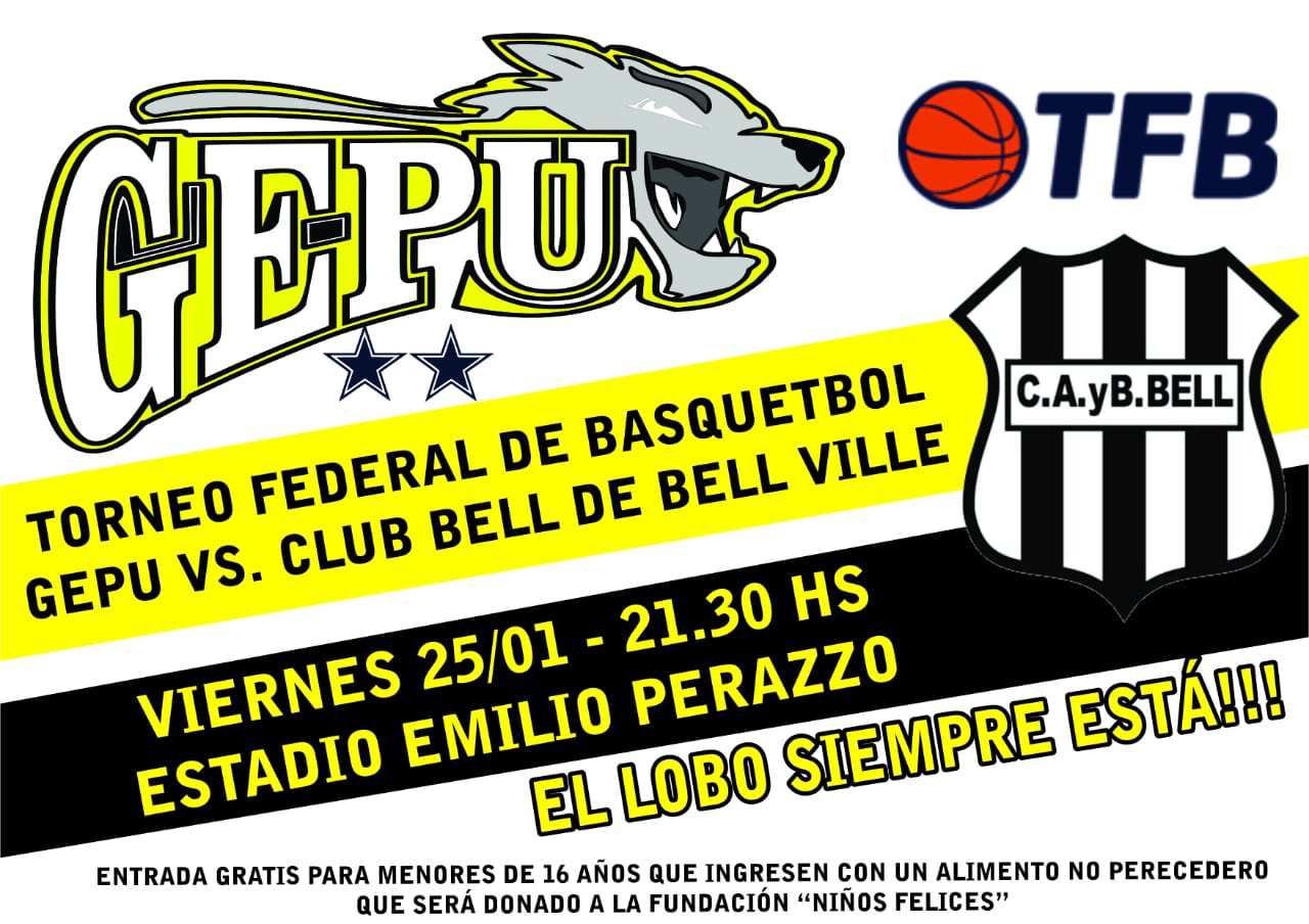 GEPU ya tiene todo listo para la doble fecha