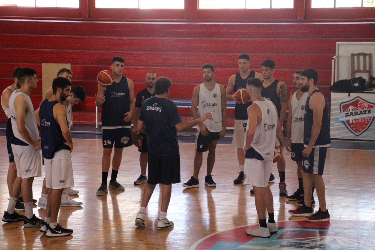 Zárate Basket regresó a los entrenamientos