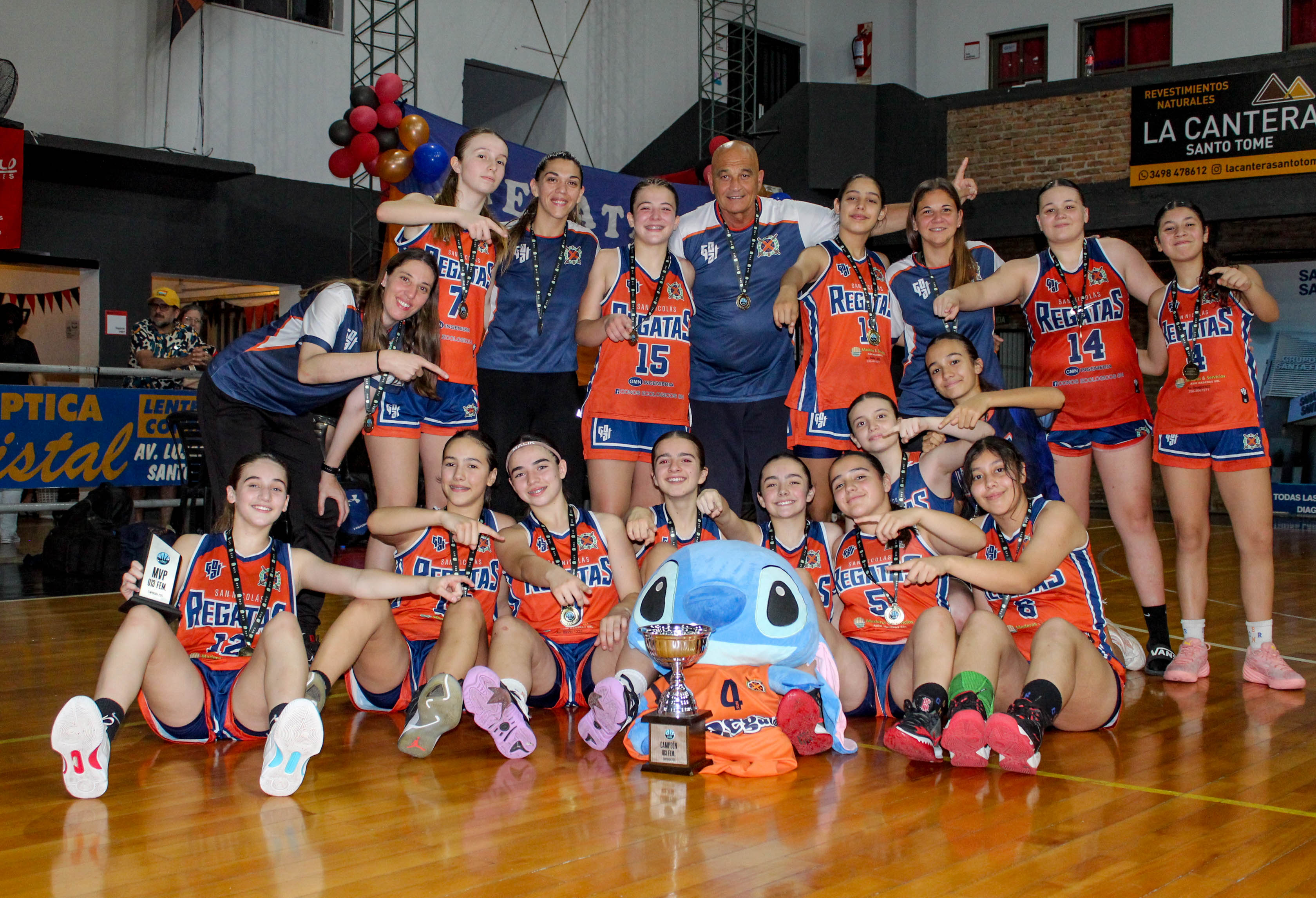 Regatas San Nicolás es el campeón de La Liga Federal U13 Femenina