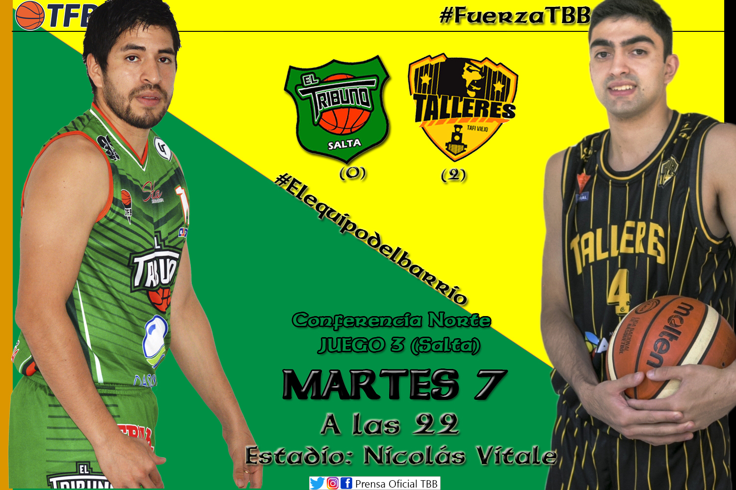 Tercer partido para El Tribuno y Talleres