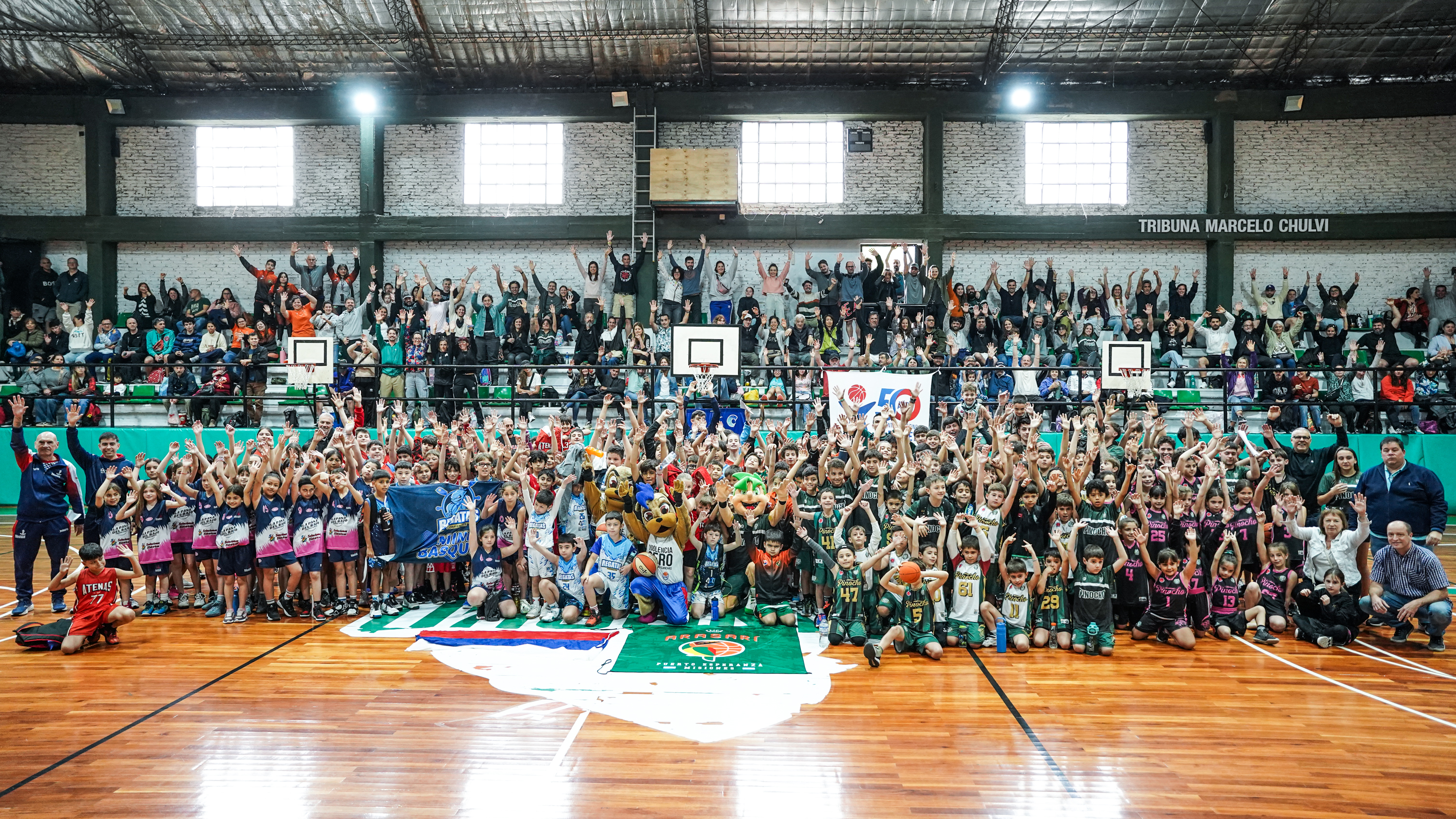 El Encuentro Argentino de Minibásquet “Emilio Gutiérrez” celebró su 50° aniversario con más de 7.000 chicos y chicas