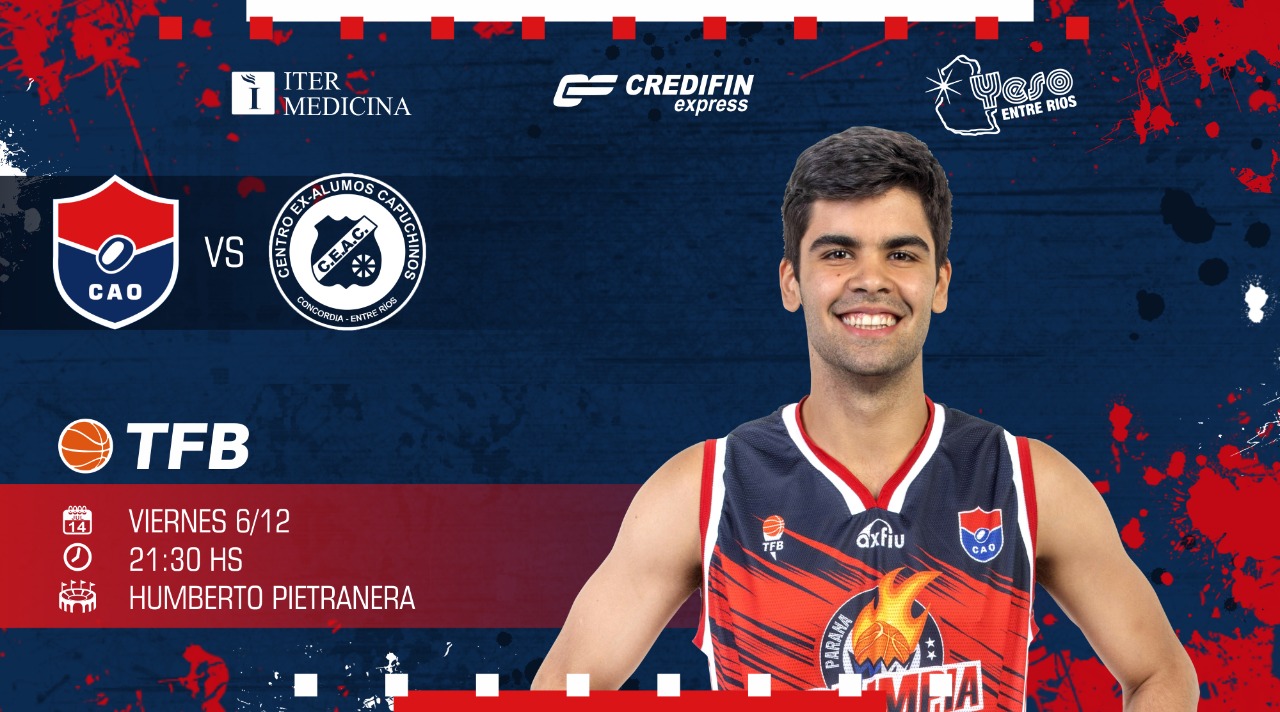 Olimpia recibe a Capuchinos de Concordia