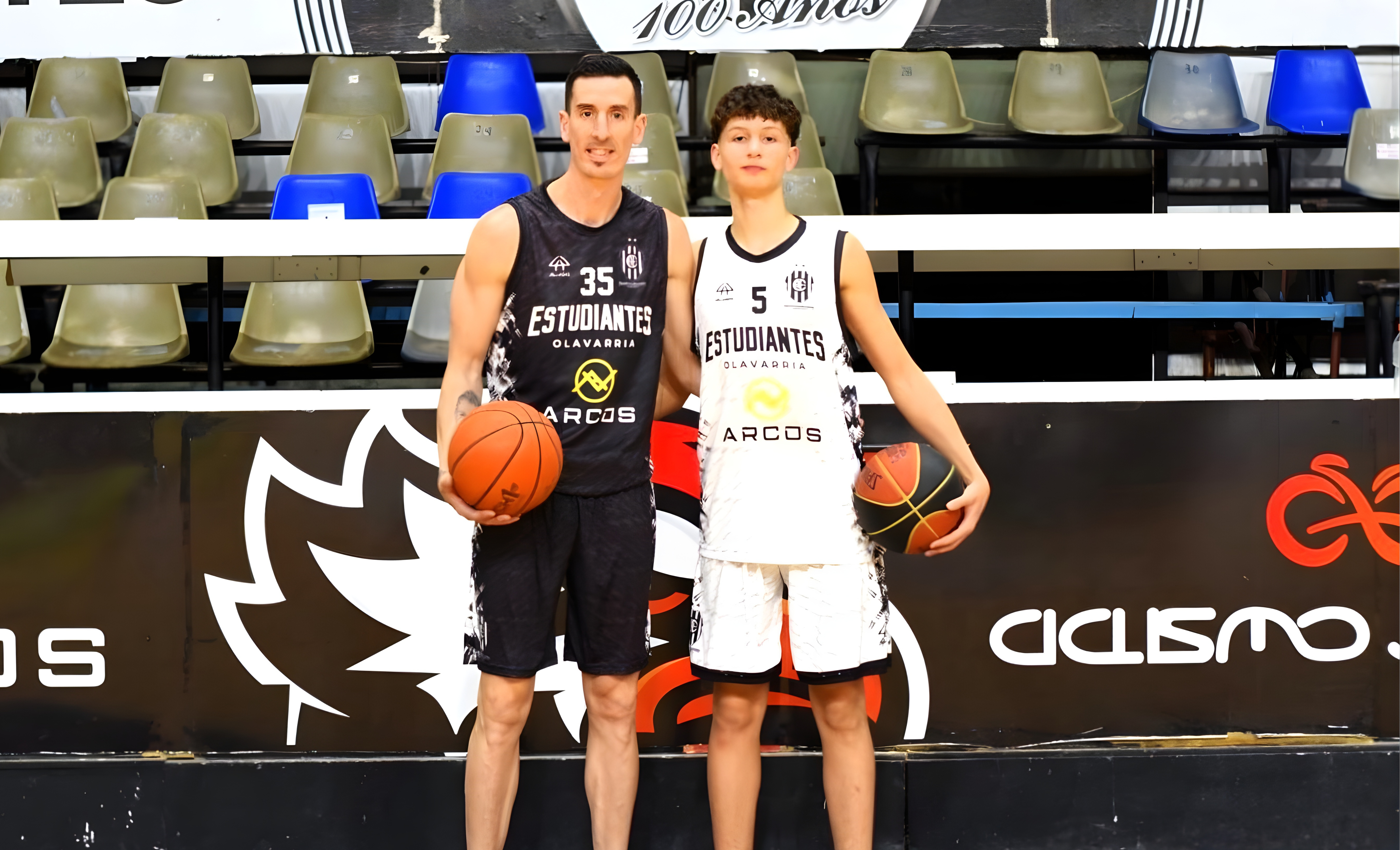 Federico Marín regresó a Olavarría para cerrar su carrera junto a su hijo