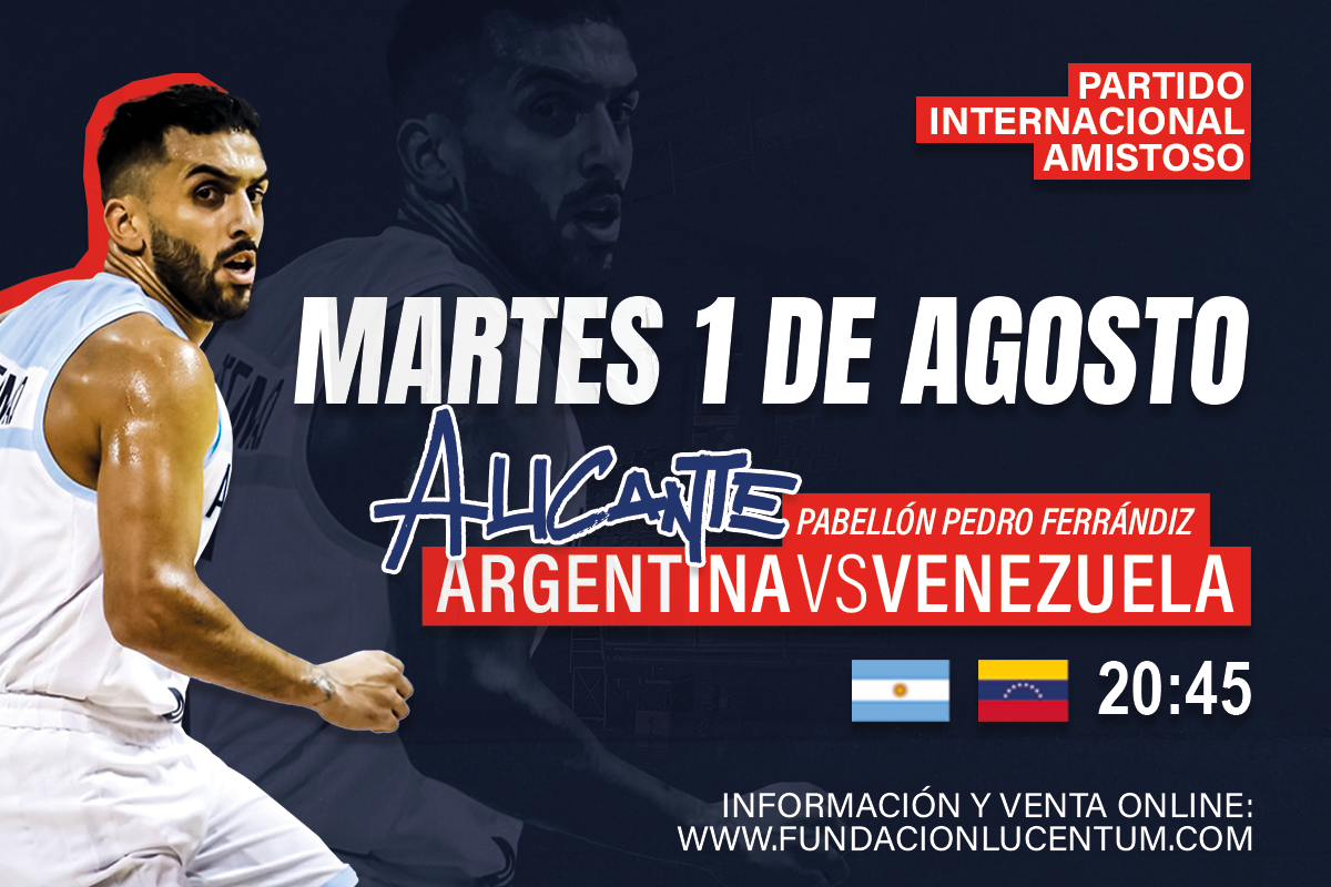 Argentina vs Venezuela en Alicante: información sobre acreditaciones de prensa y venta de entradas