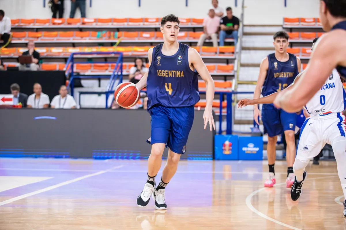 AmeriCup U16: Argentina cayó ante Dominicana en el debut 