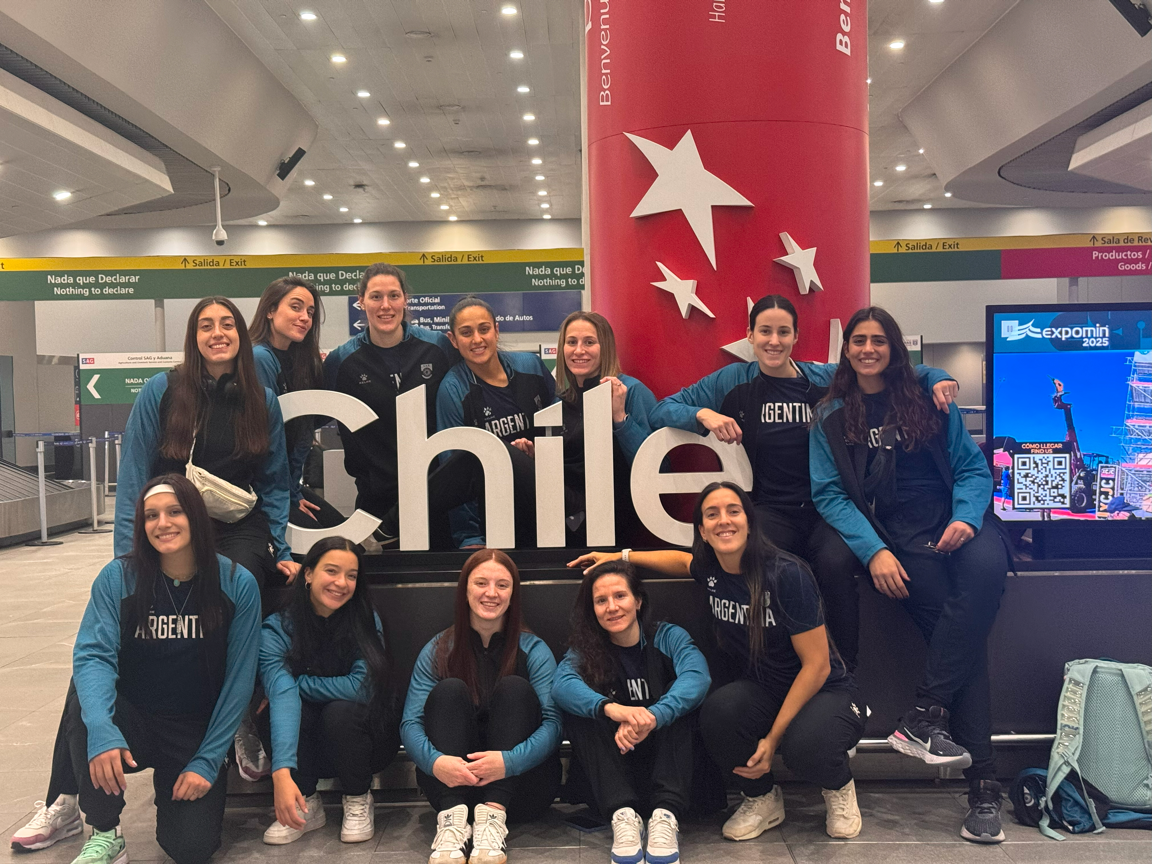 La Selección Mayor Femenina ya está en Chile para el debut en la AmeriCup