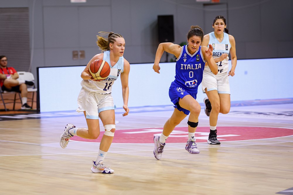La U19 Femenina perdió con Italia en doble suplementario