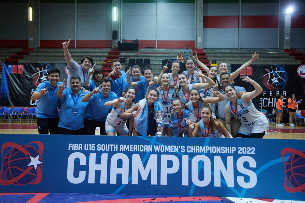 ¡Argentina campeón del Sudamericano U15 Femenino!