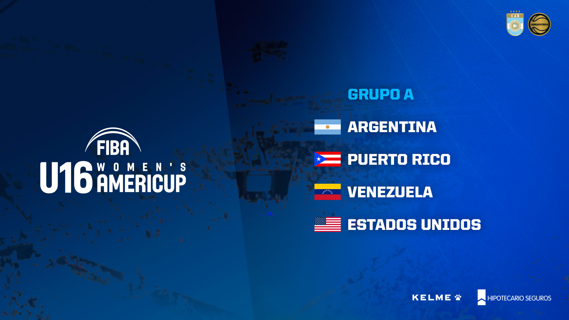 Se sortearon los grupos para la AmeriCup U16 Femenina de México