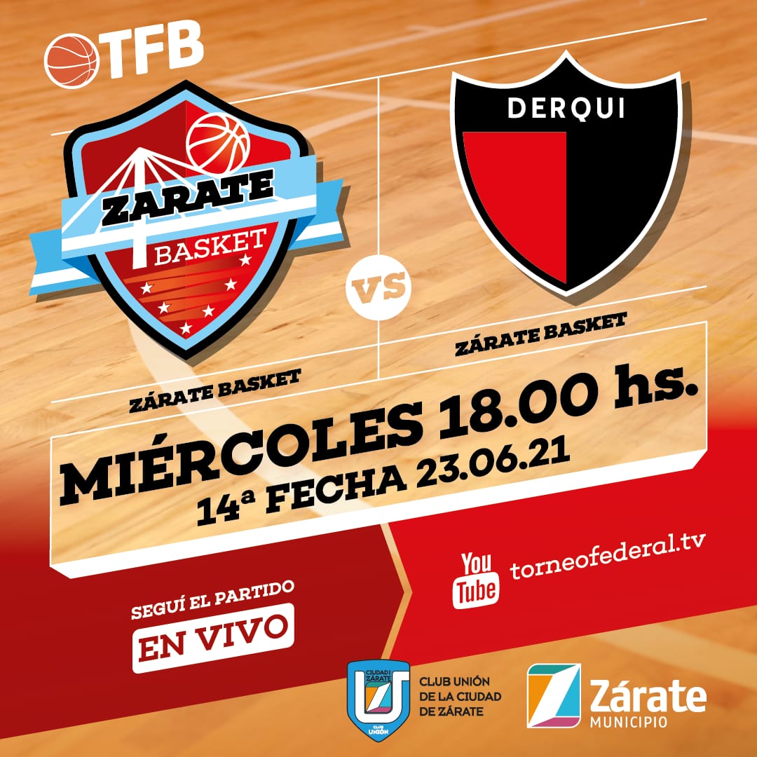 Zárate Basket espera a Derqui en un duelo decisivo para la visita