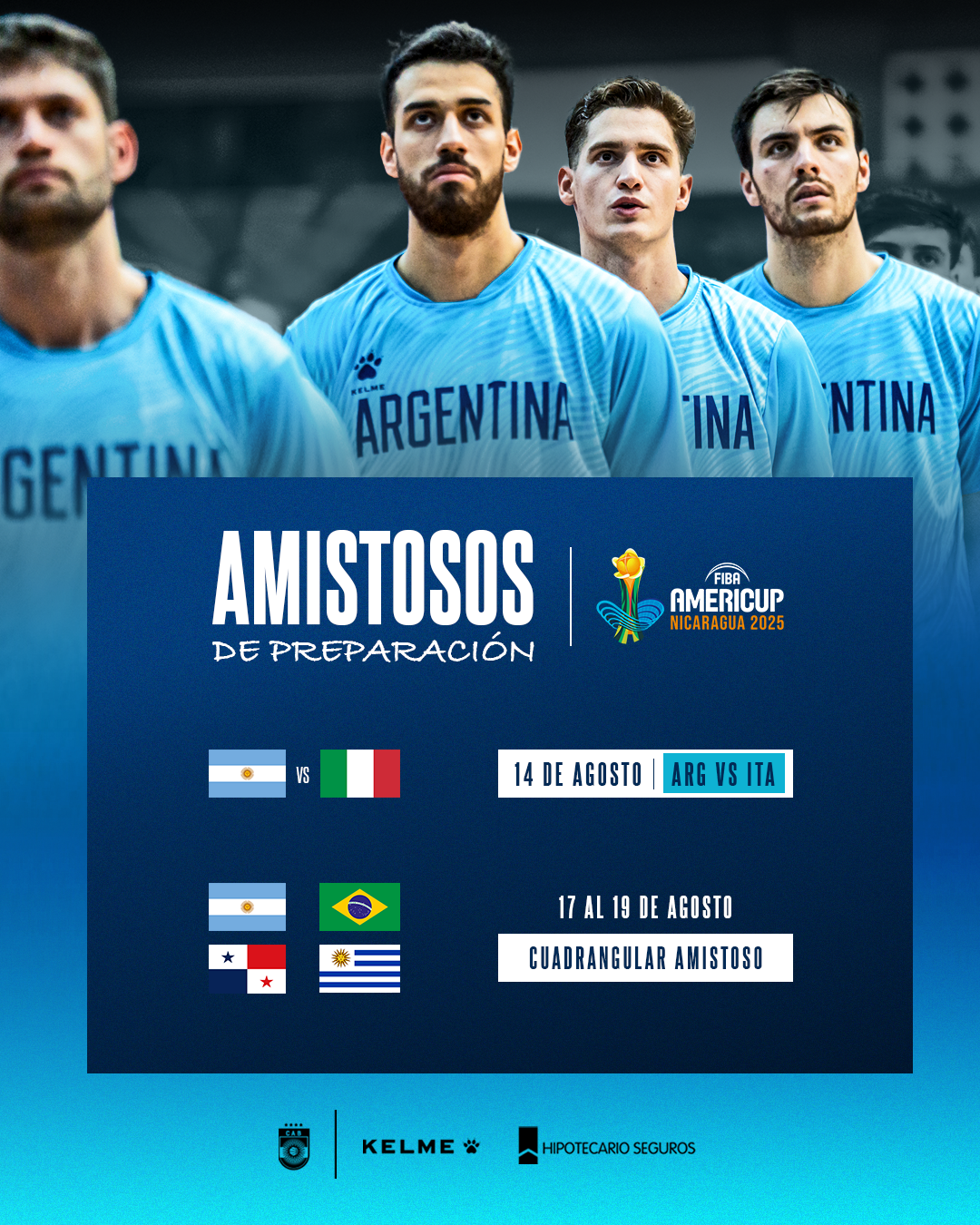 Primeros detalles de la preparación de la Selección masculina para la AmeriCup
